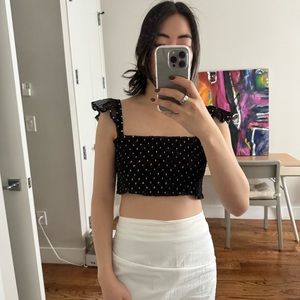 Cropped Scrunchie Top